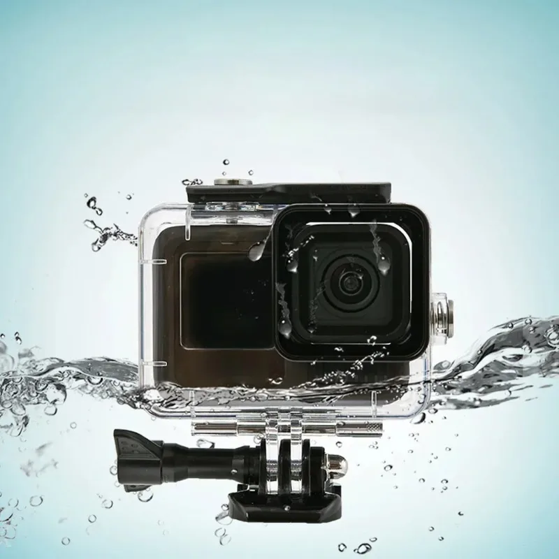 For GoPro Hero 13 12 11 10 9 Black Waterproof Case Underwater Diving Cover Camera Shell Screen Protector Tempered Glass Films