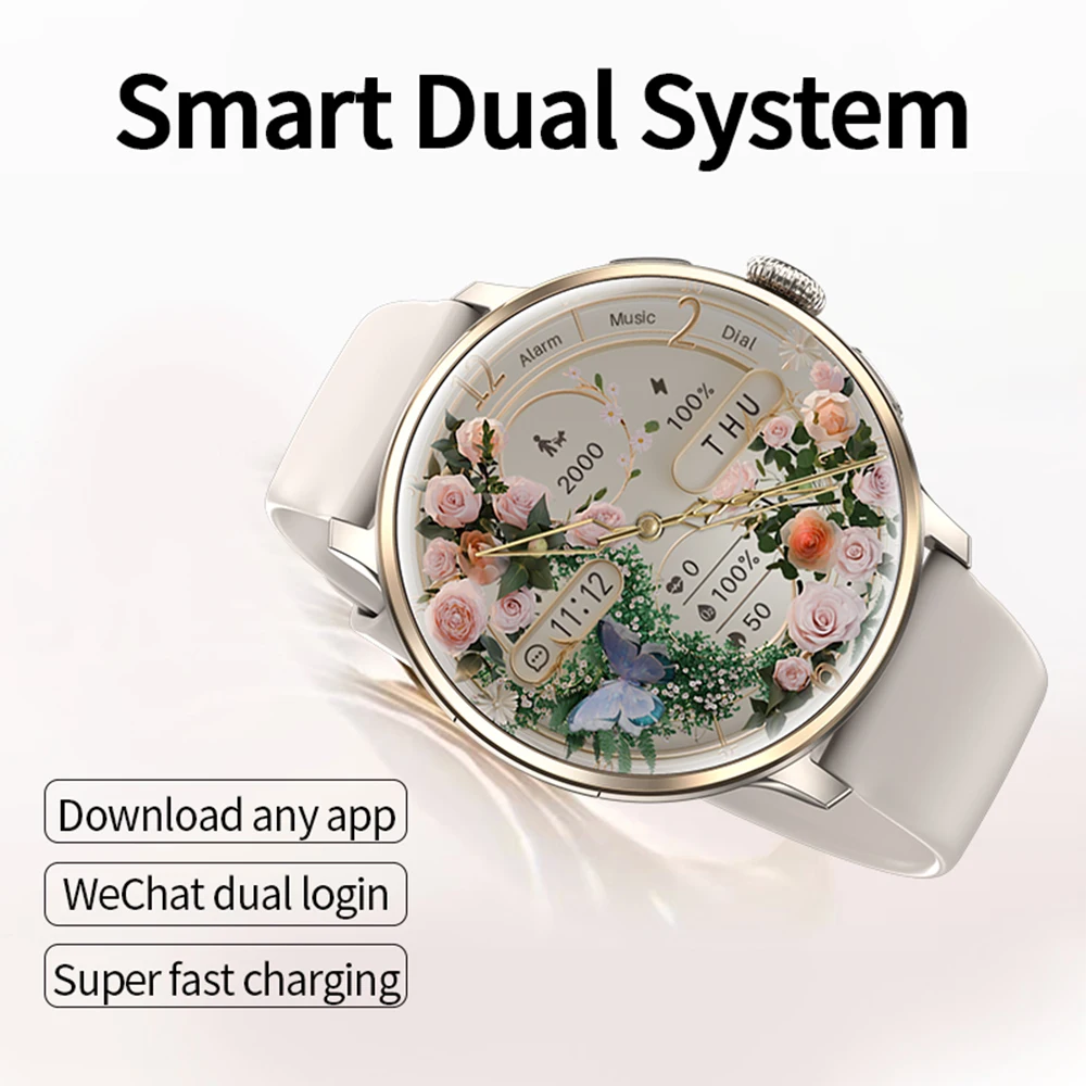 Lady Smart Watch with AMOLED Display & Video Call