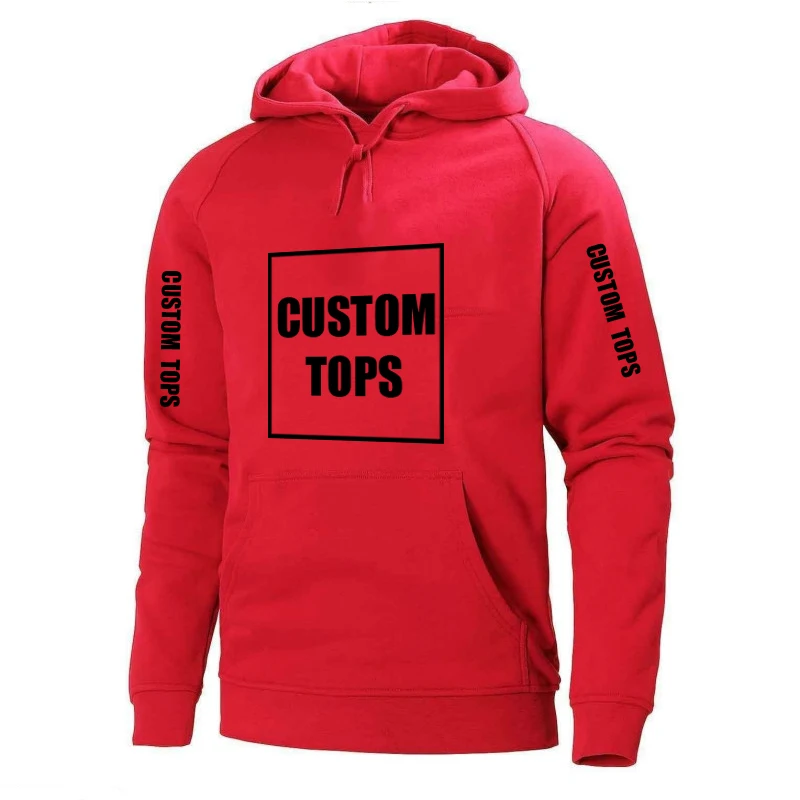 Your OWN Design Text Picture Custom Sweatshirt Unisex DIY Anime Print Hoodies Loose Casual Hoody LOGO Clothing Sportswear