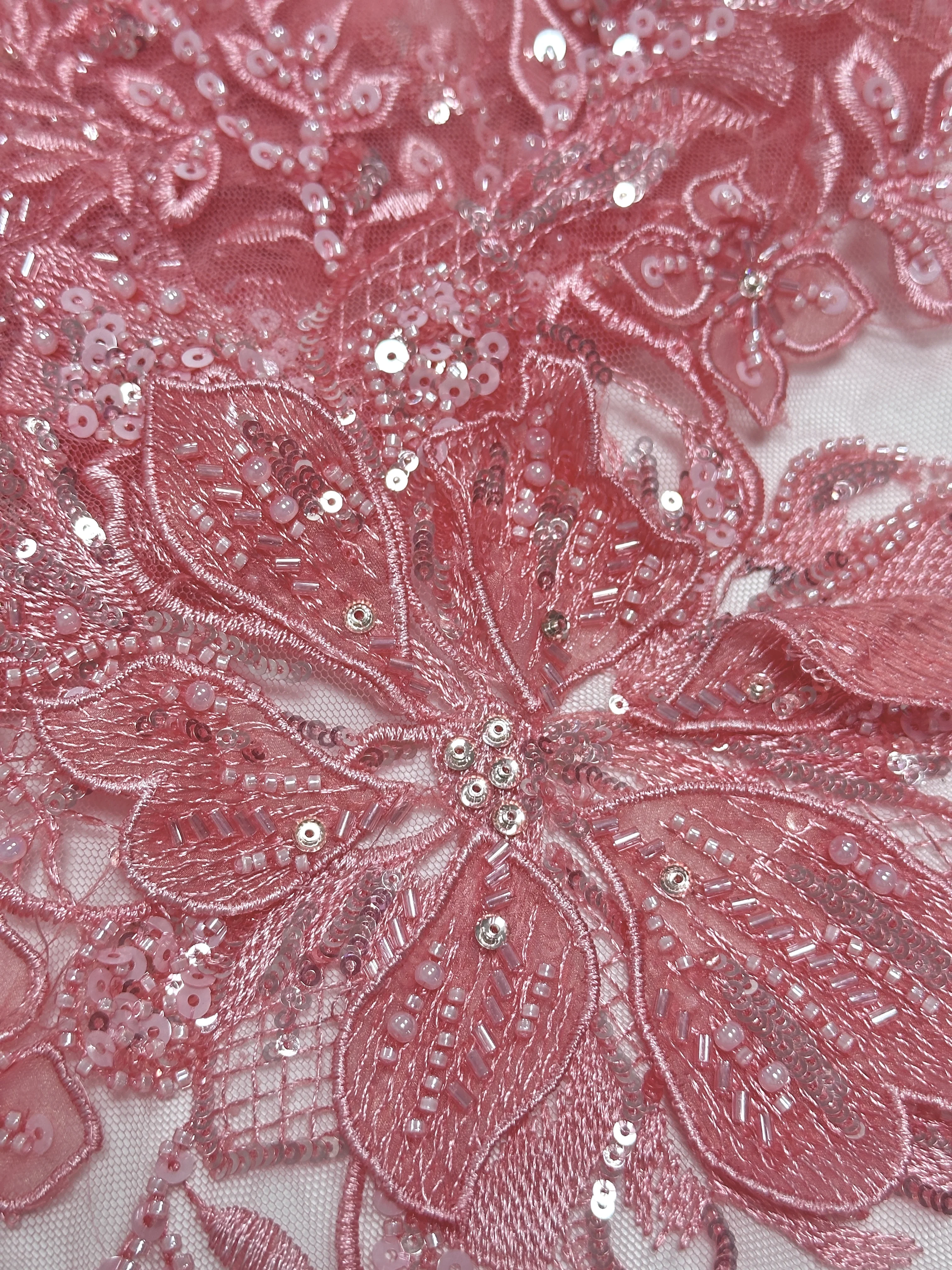 

Роскошная африканская 3D кружевная ткань Madison, высококачественный французский материал с блестками, нигерийский материал из бисера для женских вечерних свадебных платьев