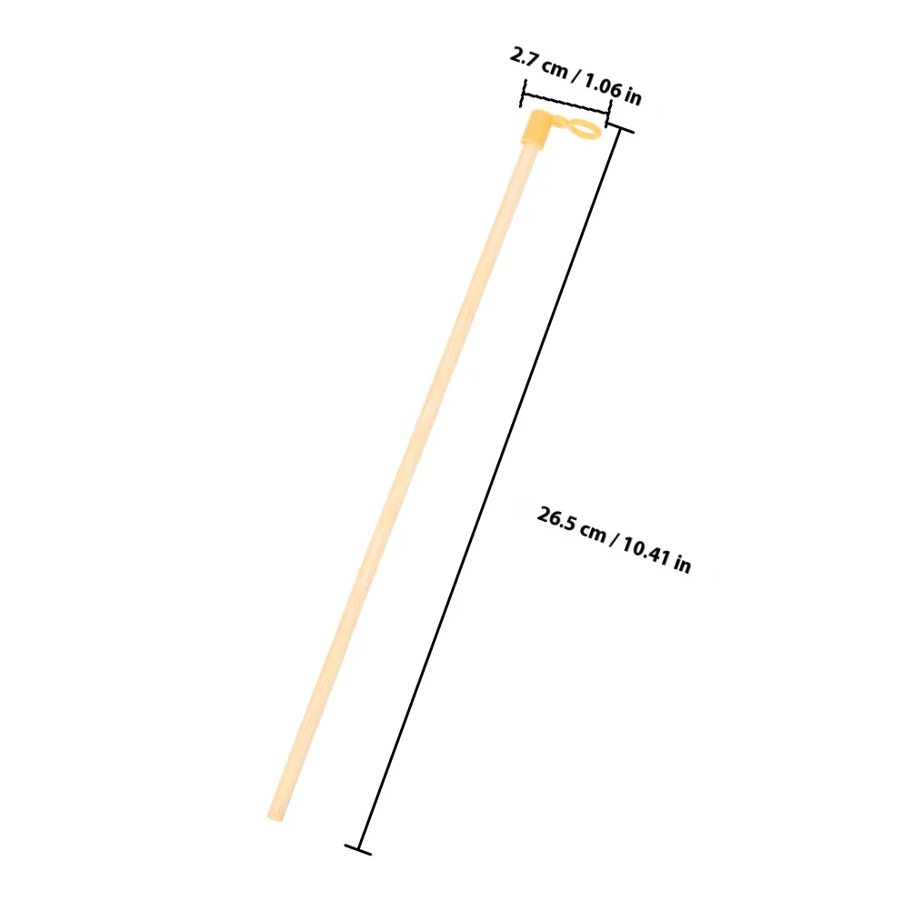 50 قطعة من مقابض الفوانيس الخشبية، أقطاب زخرفية رائعة مدمجة، ملحقات فانوس سهلة الحمل، عمود فوانيس خشبية #6