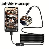 Sewer Industrial Endoscope Piping Endoscopy Type C Mini Camera 3 in1 Automotive Inspection Camera Borescope for Android 1m wi