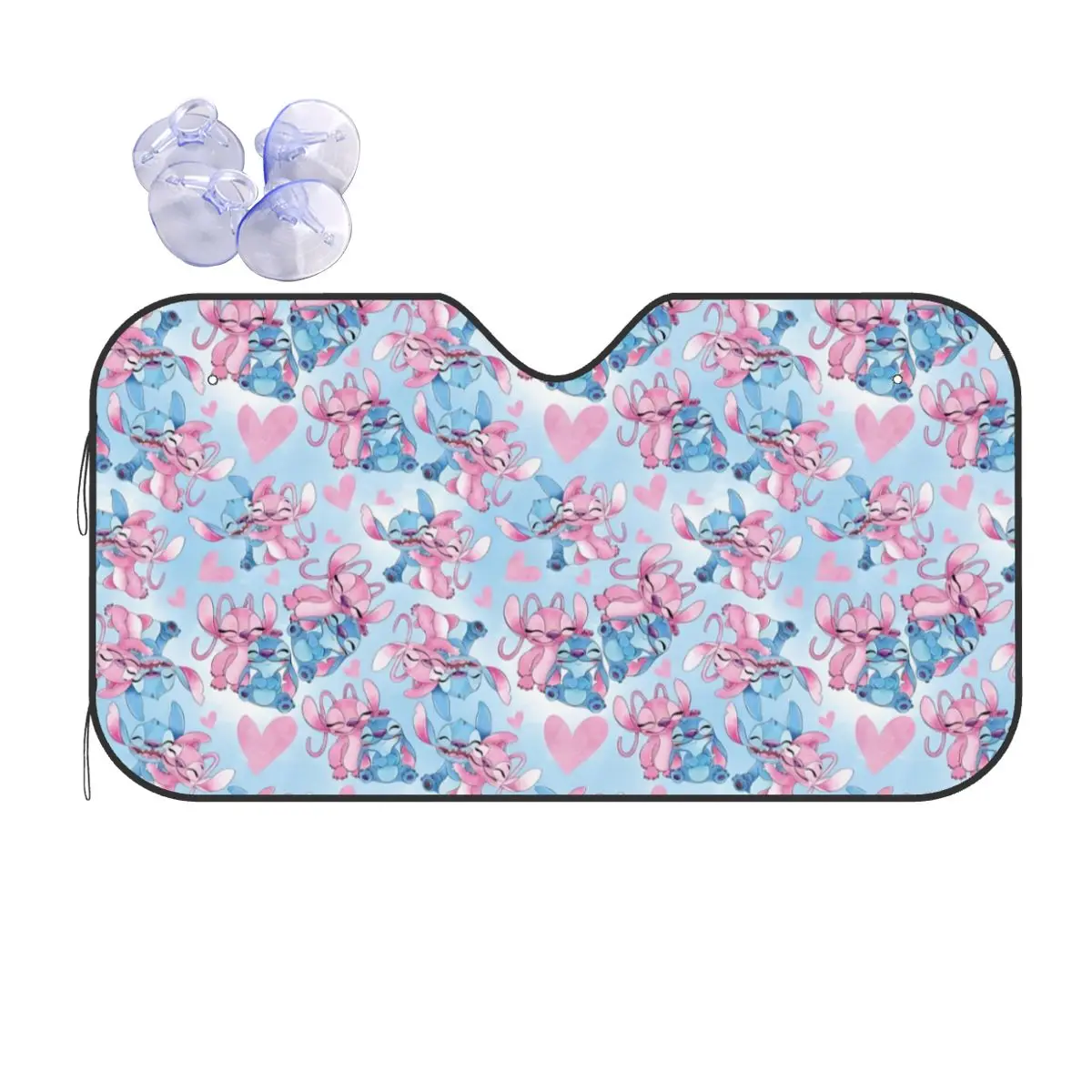 

Custom Stitch Manga Anime Front Windshield Sun Shade Folding Auto Sunshade for Car Truck SUV Visor Protector
