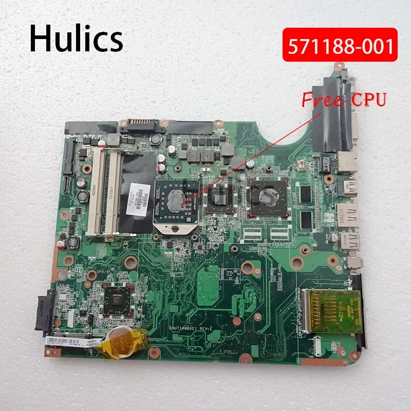 

Hulics Used 571188-001 FOR HP DV6 DV6-2000 Laptop Motherboard Notebook DAUT1AMB6E1 Board