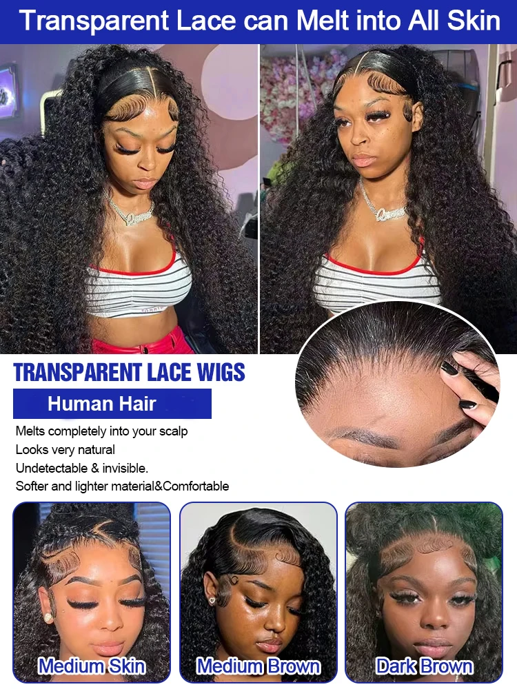 Malaysia Virgin Raw Wet and Wavy Human Hair Wig Preplucked Hairline Bleached Knots Transparent Hd Lace 300% Density Water Wave Full Lace Frontal Wig Bouncy Jerry Culry Human Hair Glueless Wig 40 42 In image 2