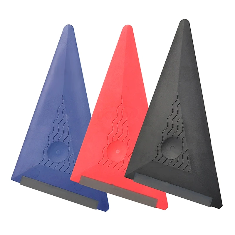 【CR】Automotive Film Sticking Tool Silicone Soft Scraper Film Pasting Construction Scraper Triangular Silicone Scraper