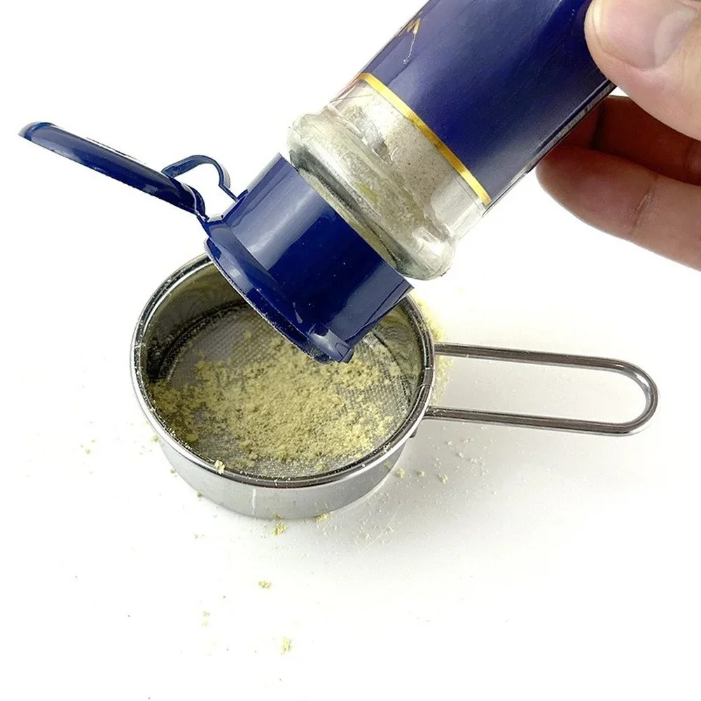 Powdered Sugar Sifter Flour Sifter For Pasta Draining Stainless Steel Construction Extra-fine Mesh Design Heat-resistant Handle