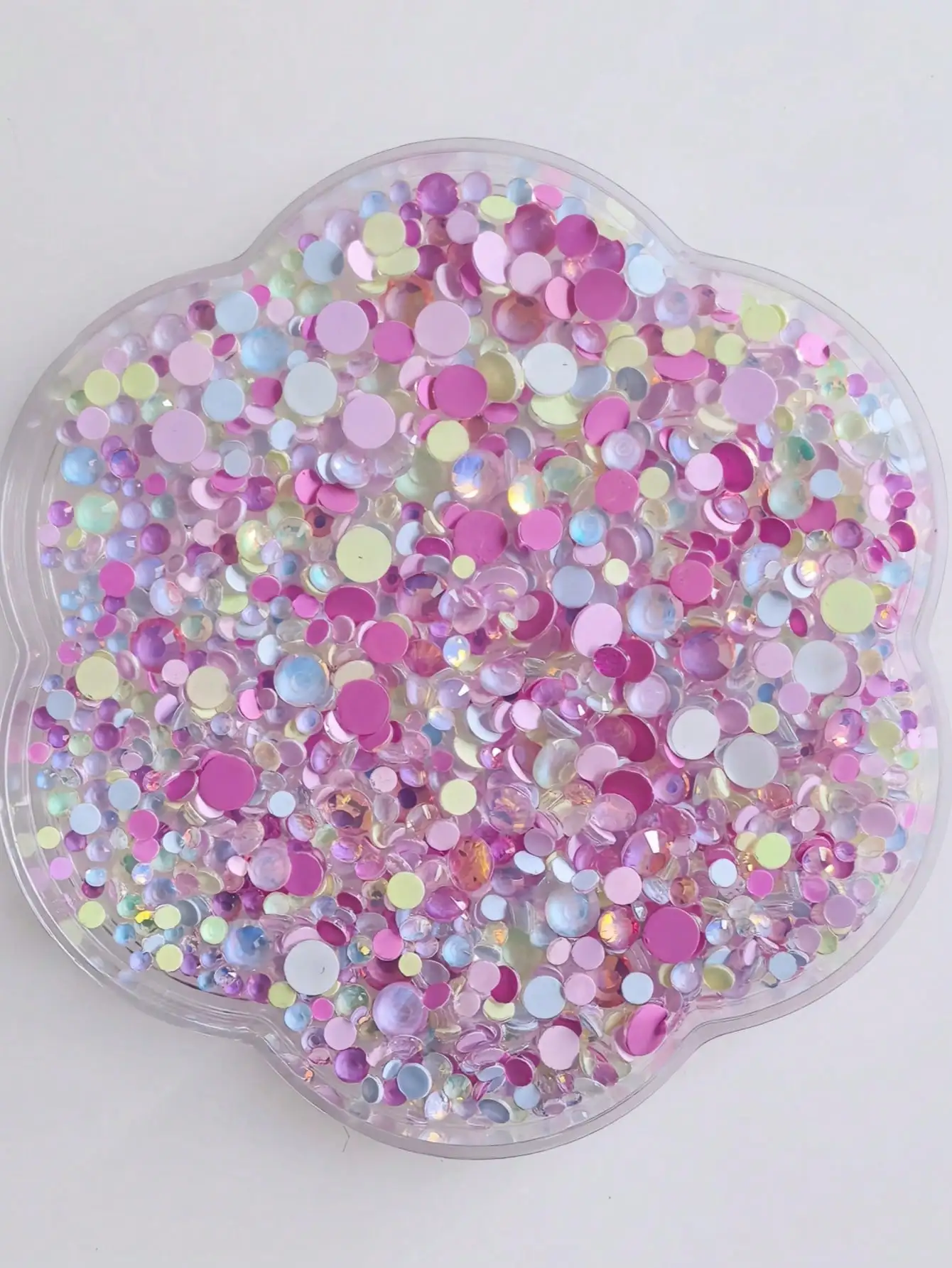 3g/Beutel Gemischte Größen Glas Luxuriöse Flache Strass-Steine Diamanten Glitzer Nagelkunst DIY Zubehör 3D Basteldekoration