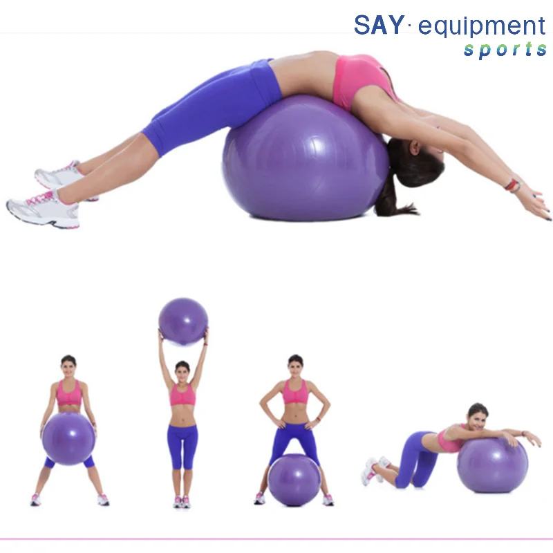 

PVC Fitness Balls Home Thickened Explosion-proof Exercise Pilates Birthing Fitball Indoor Balance Exercise Training Yoga Ball