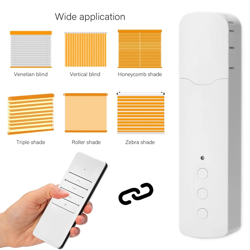 Tuya Wifi M616EGWT Smart Electric Curtain Motors Chain Roller Blinds APP Voice Control For Alexa Google Home EU Plug