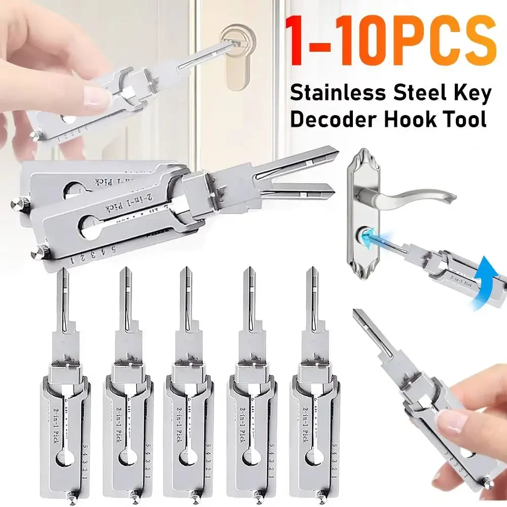 

Декодер замка для отмычки, уплотнительное кольцо, комплект звукоснимателей, слесарные инструменты, декодер ключей, прецизионный крючок, инструменты для ремонта двери