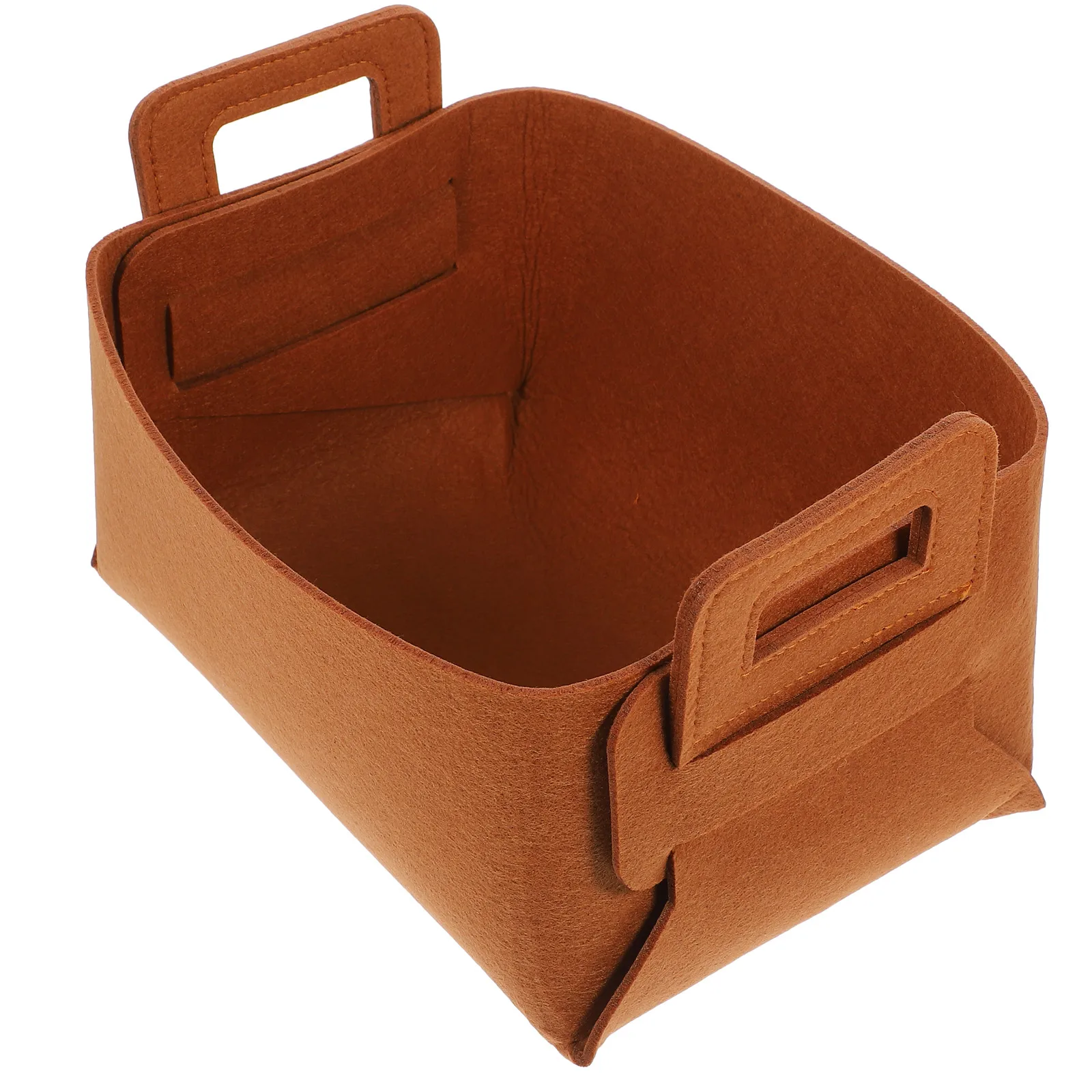 

Storage Basket Laundry Foldable Clothes Water Proof Baskets Brown for