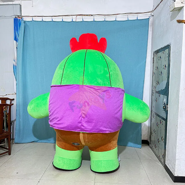 

New Walking Inflatable Customized Green Mascot Costumes Cute Role-playing Cartoon Mascot Party Clothing No Battery