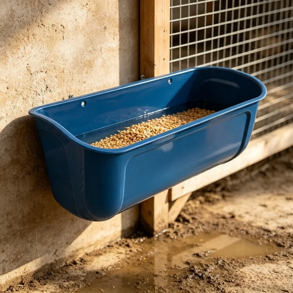 3pcs Hanging Goat Feeding Troughs Compatible with For Chickens Ducks Geese Poultry Feeders for Consistent Outdoor Feeding