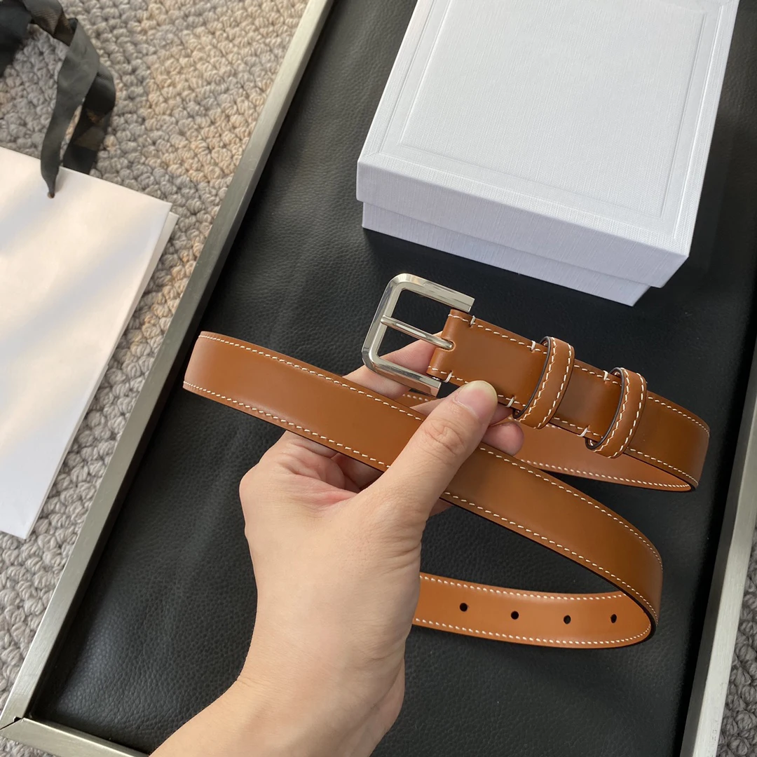 

Luxury Brand Designer Leather Belt Women Casual Business Waist Belt Versatile Young Fashion Hgh Quality Cowhide Women's Belt