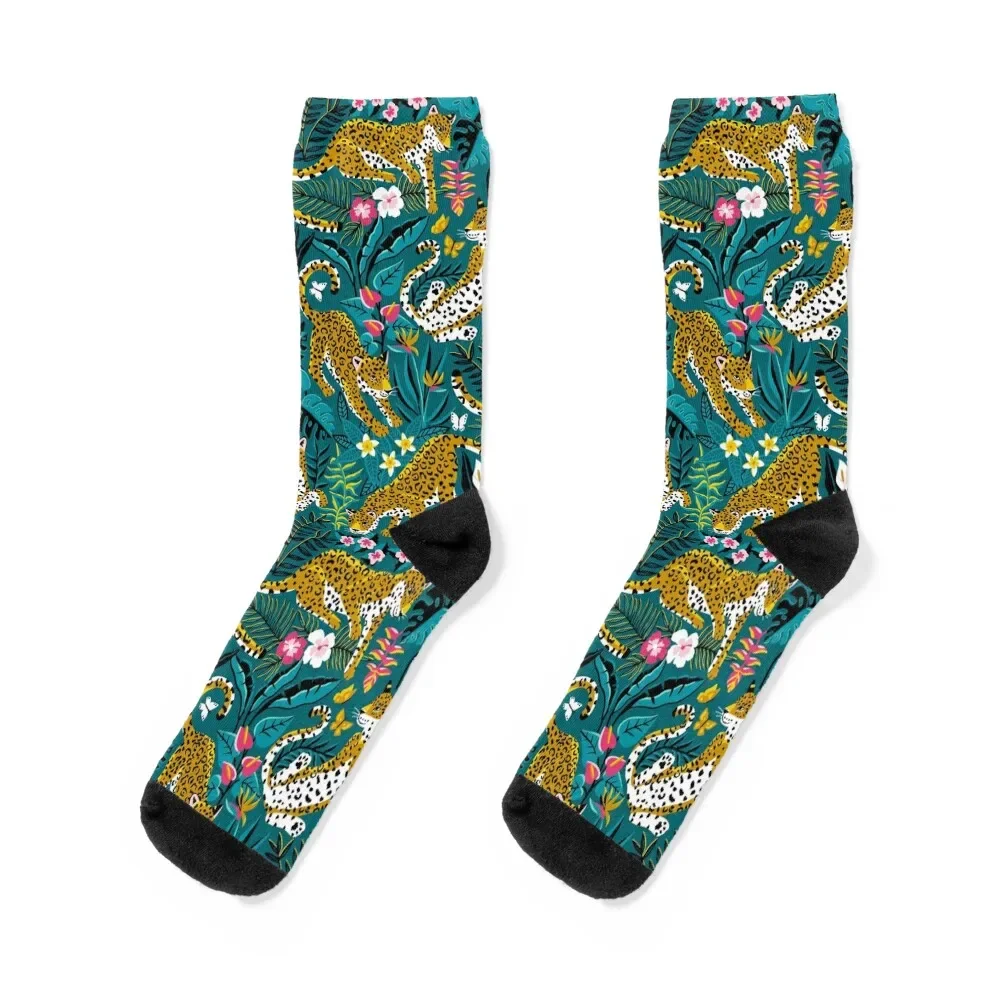 

Dancing Jaguar Jungle Socks luxe loose Men's Socks Luxury Women's