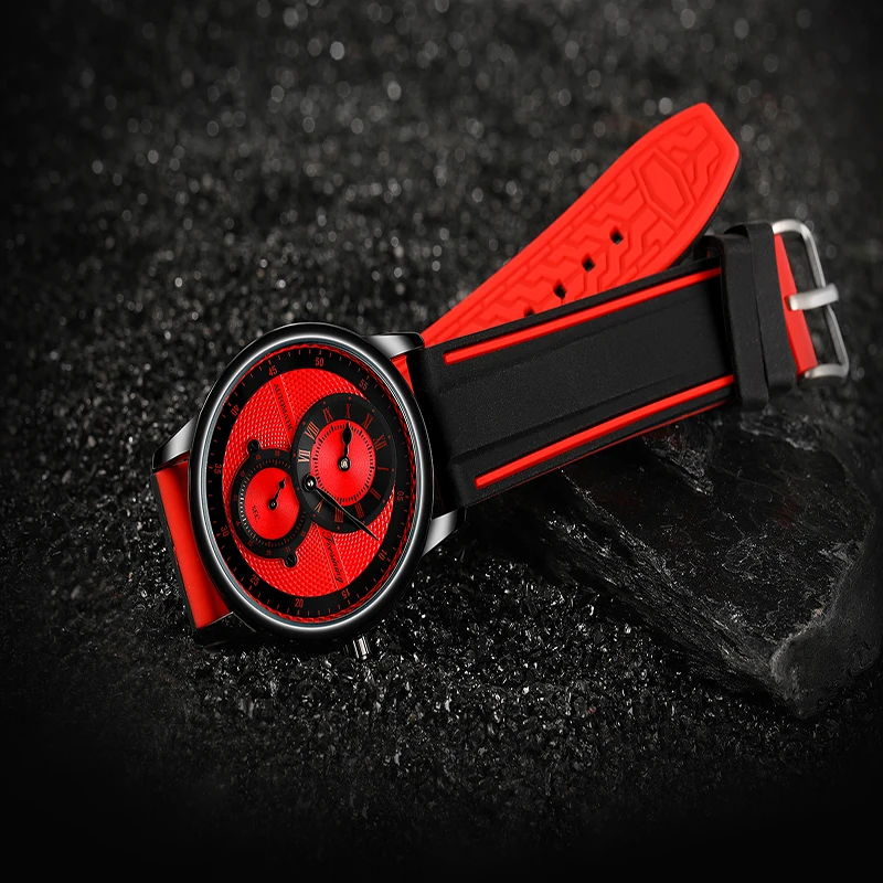 Forsining New Fashion Sport Racing Design Red Men\'s Watches Top Brand Luxury Male Automatic Mechanical Wristwatches Reloj Hombre