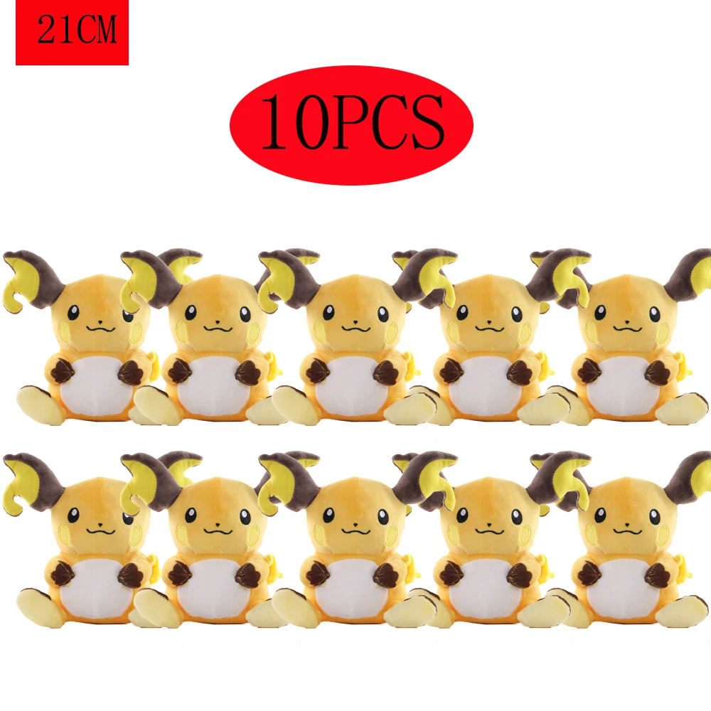 Hot Pokemon Pluche Poppen Set-Pikachu Charmander Bulbasaur Squirtle Psyduck Eevee Zachte Knuffels Peluche Speelgoed Geschenken - afbeelding 1