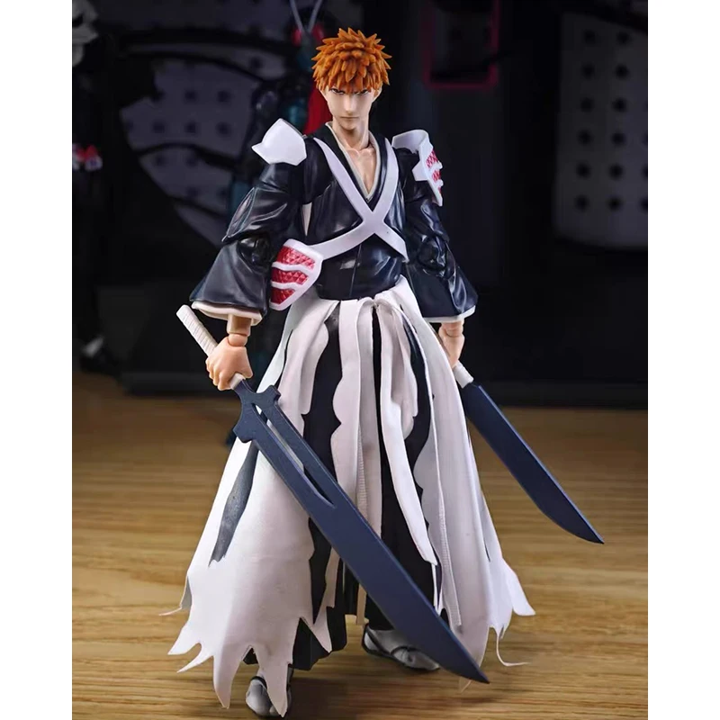 Shinigami Bleach BLEACH SHF Kurosaki Ichigo Cloth Skirt Anime Action Figure Skirt Hem Toy Accessories Built-In Wire Gift