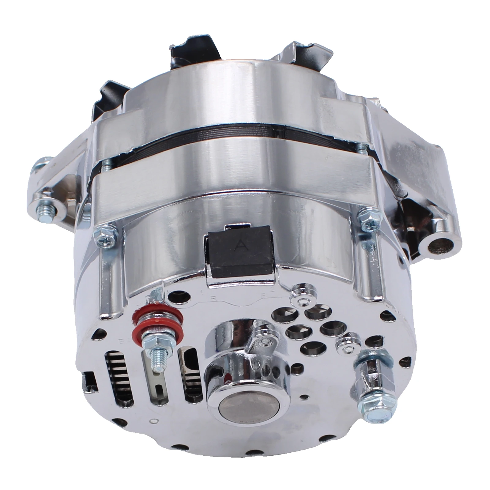 240-204-3DC 1-2400-11DR-2 7127-SE105C ADR0335-C 110Amp Chrome Alternator For GM 305 350 BBC SBC Bobcat Buick Case Caterpillar