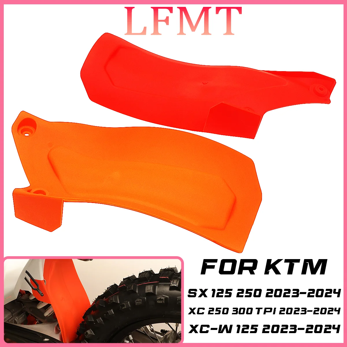

2024 New Motocross modification parts Rear Shock Absorber Mudguard tile For KTM 125 250 300 350 450 500 SX SXF XC XCF XC-W XCF-W