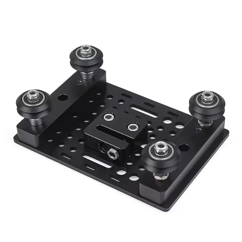 Piastra Gantry con scanalatura a V Openbuilds piastra in alluminio precisa universale da 20-80mm per Router di CNC stampante 3D guide lineari con scanalatura a V