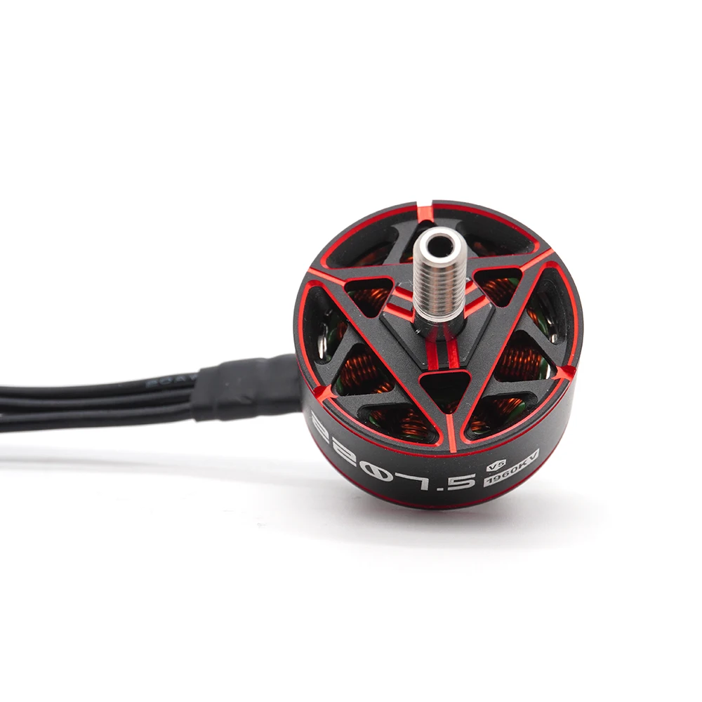 YSIDO 1/4Pcs 2207.5 1960KV 6S Brushless FPV Motor 5mm Shaft For 5in Propeller Flower Fly Traversing Cinematic Drone Parts