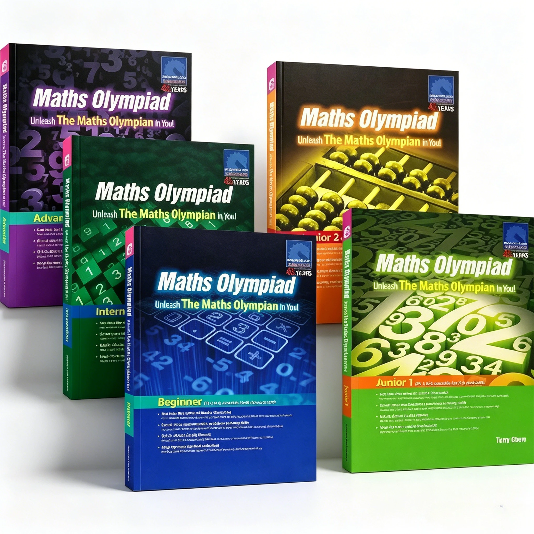 5 Books/set SAP Maths Olympiad Primary School Mathematical Thinking Training Exercise   Math Questions English Book