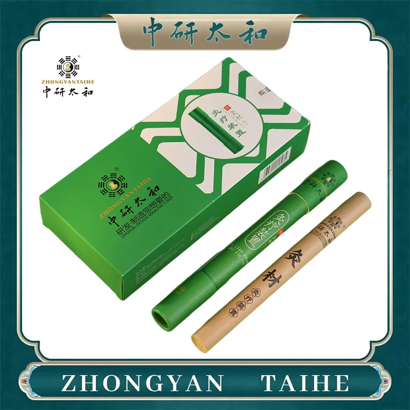 ZHONGYANTAIHE 1.8*20CM Moxa Stick 10pcs/1 Box with Moxibustion Device Home Moxibustion Treatment Kit