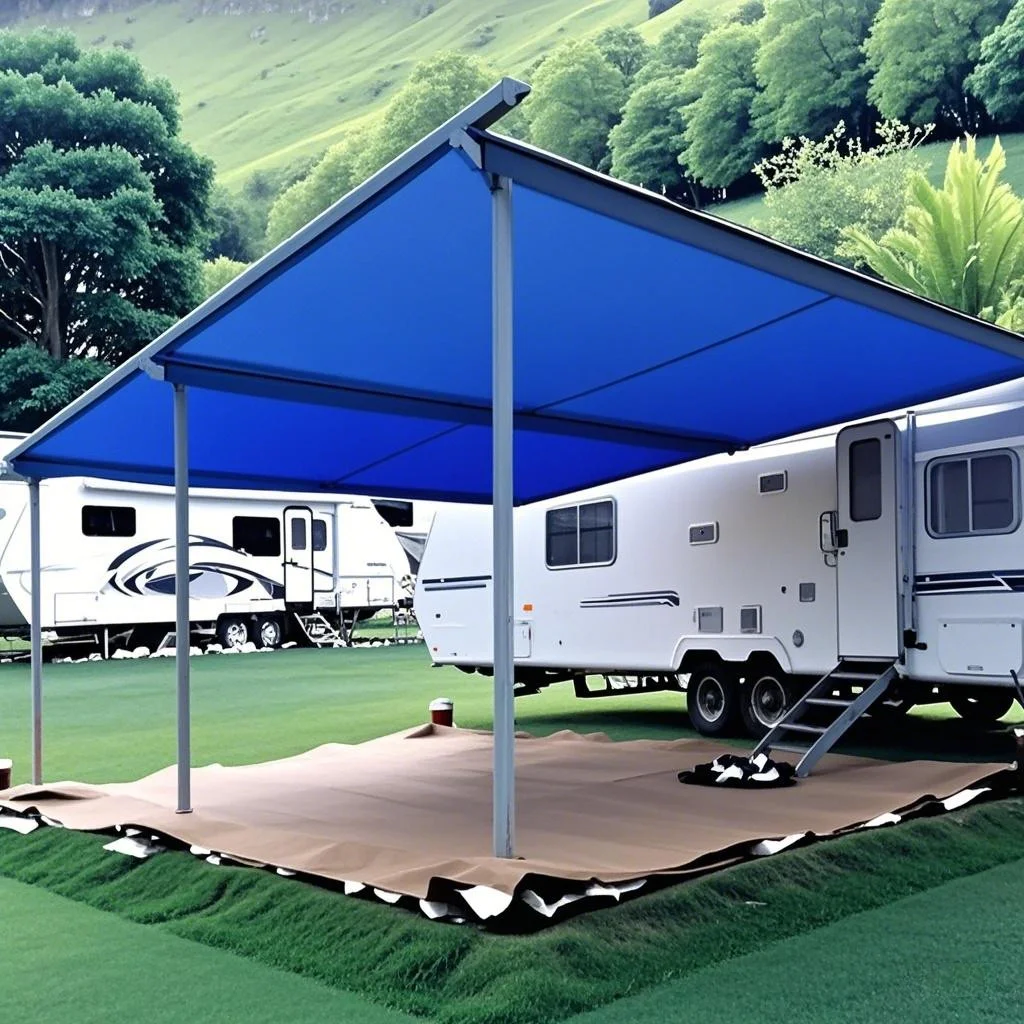 يدمج شبكة المظلات المضادة للأشعة فوق البنفسجية مع وظيفة مضادة للأشعة فوق البنفسجية مع خصائص متينة، مما يوفر حماية على المدى الطويل