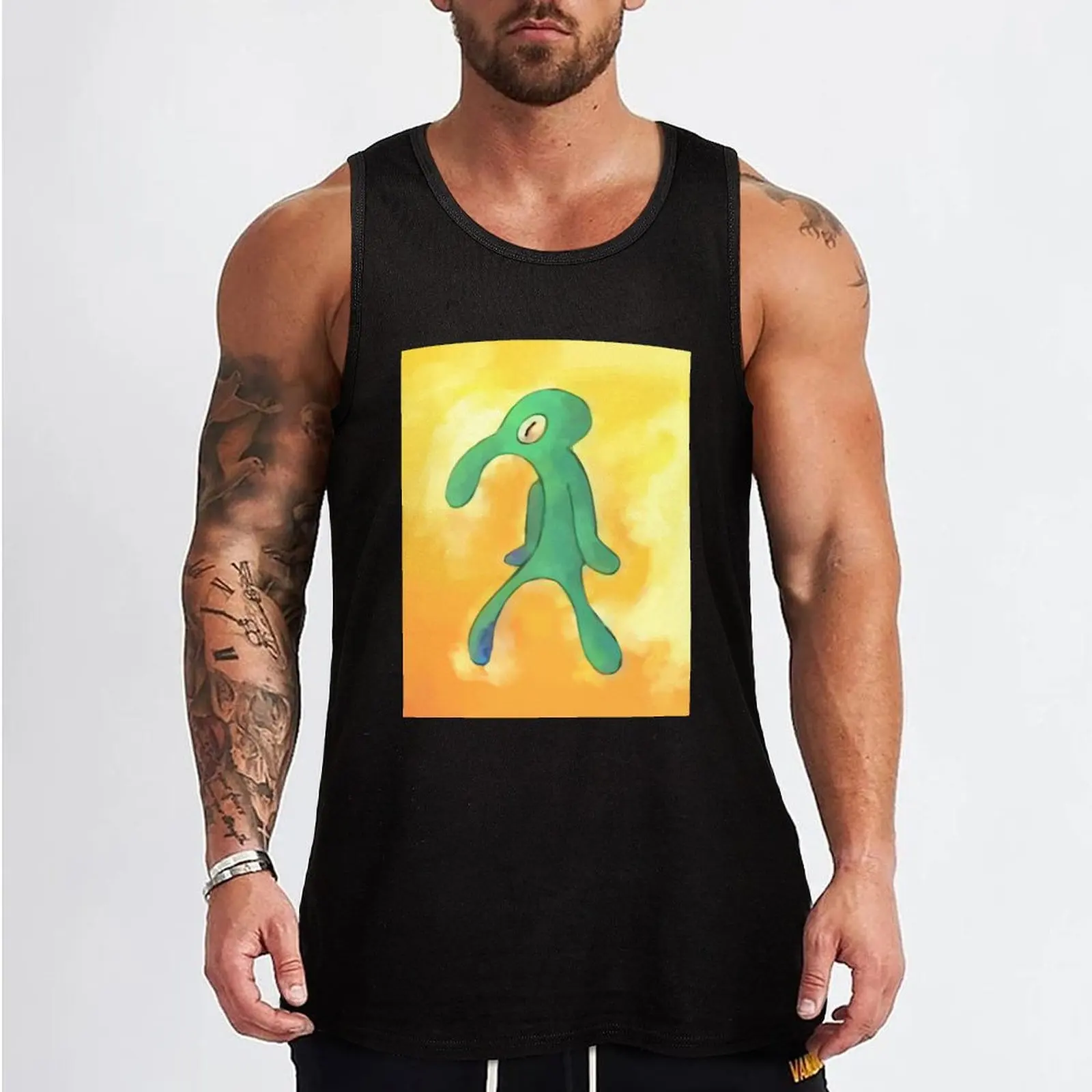 High Res Bold and Brash Repaint Tank Top gym t shirt men gym clothing men Men's t shirt gym t-shirts