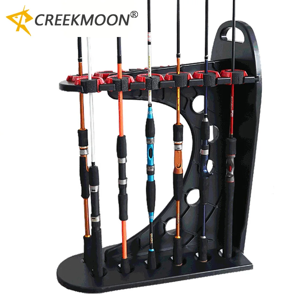 New Fishing Rod Storage Rack 12 Holes Holder Competitive Fishing Fish Pole Floor Stand for Outdoor Tackle Fishing Accessory Tool