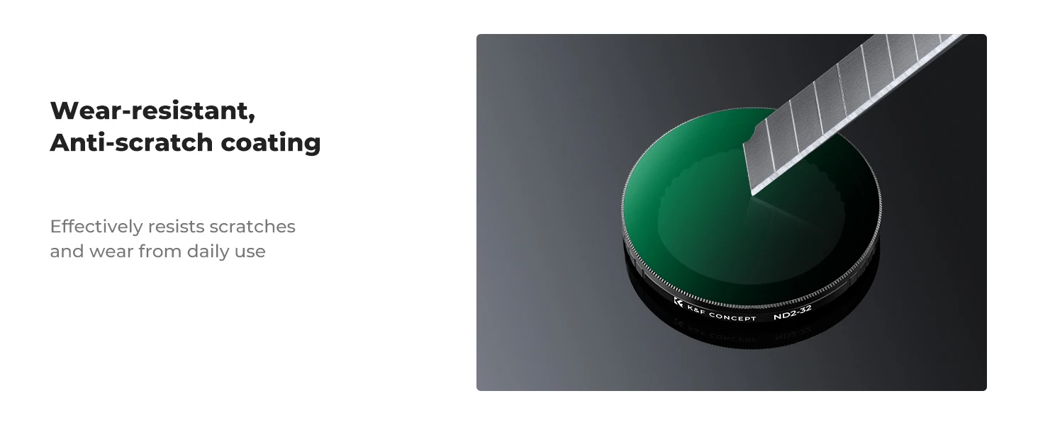 K&F CONCEPT Variabler ND2-32 Filter für DJI Osmo Action 5 Pro 4 3 Snap-on Originalfilter bleibt Einfach zu nutzen – Detail 7