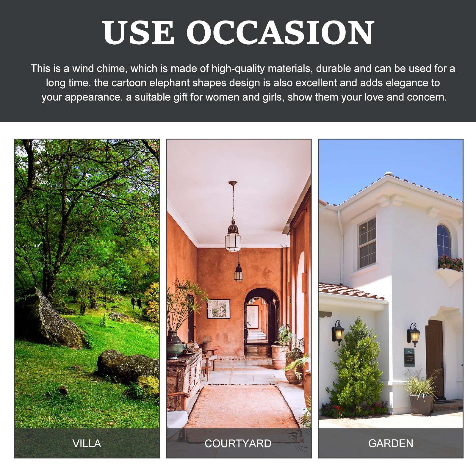 

1pc Vintage Iron Wind Chime Home Decor Garden Hanging Pendant Outdoor Indoor Decoration For Yard Patio Balcony