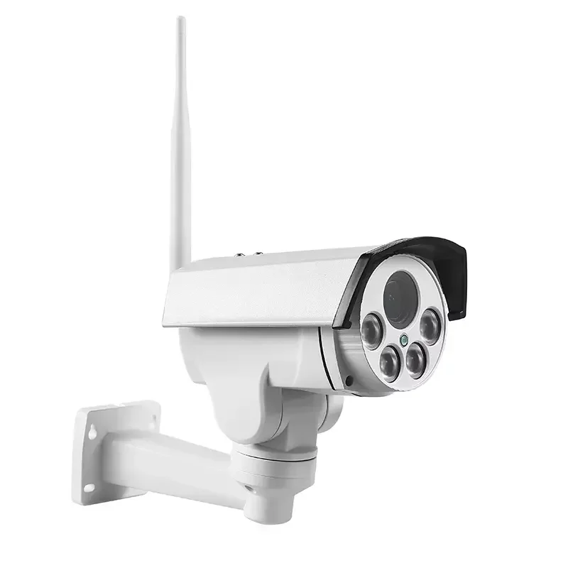 CamHipro 4G seguimiento automático inalámbrico 5X Zoom óptico 5MP IR tarjeta SD Audio Video grabación Street Bullet Wifi IP cámara PTZ