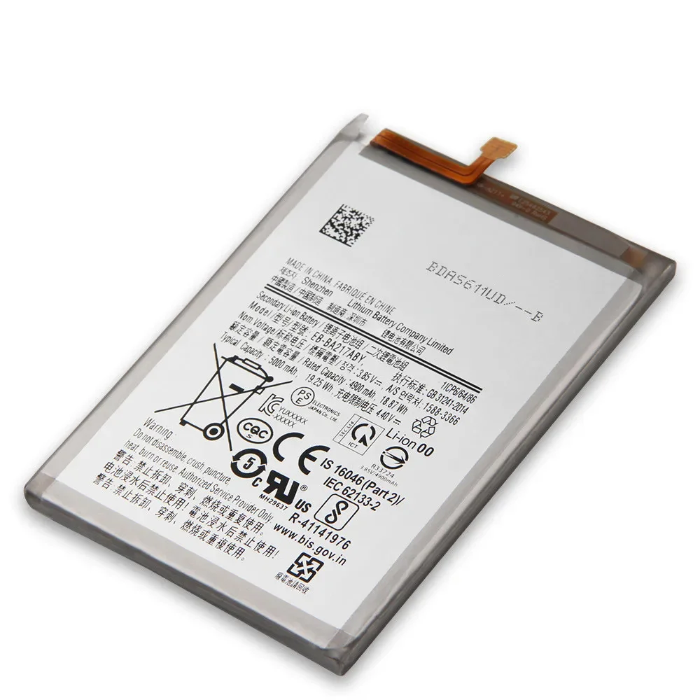 Brand New 5000mAh EB-BA217ABY Phone Battery For Samsung Galaxy A21s SM-A217F / A12 SM-A125F Batteria+Tools