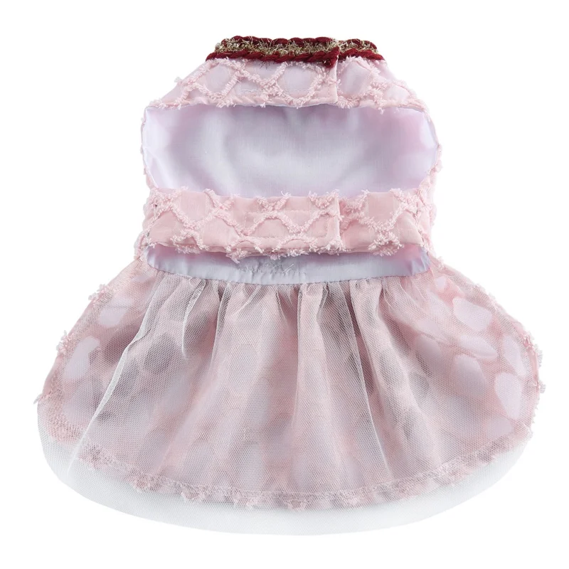 Strik Dog Jurk Zomer Huisdier Tutu Prinses Jurk Voor Kleine Middelgrote Honden Kat Trouwjurk Kleding Outfits Kat Kant Apparels