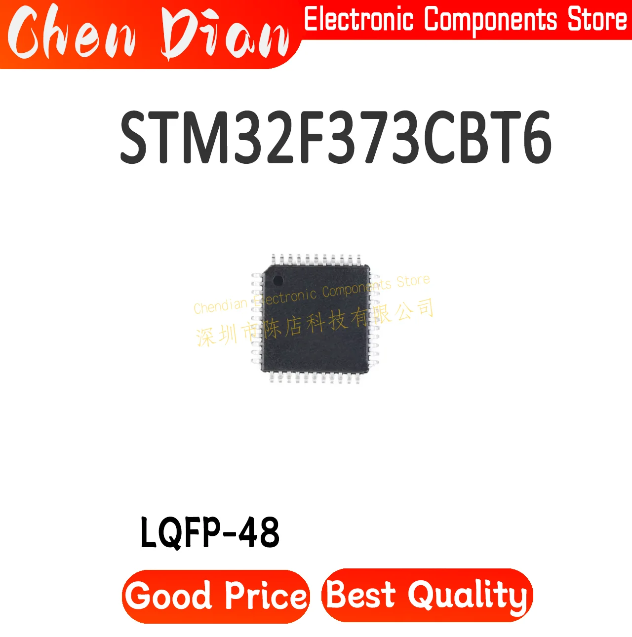 Pacote original genuíno, STM32F373CBT6, LQFP48, novo