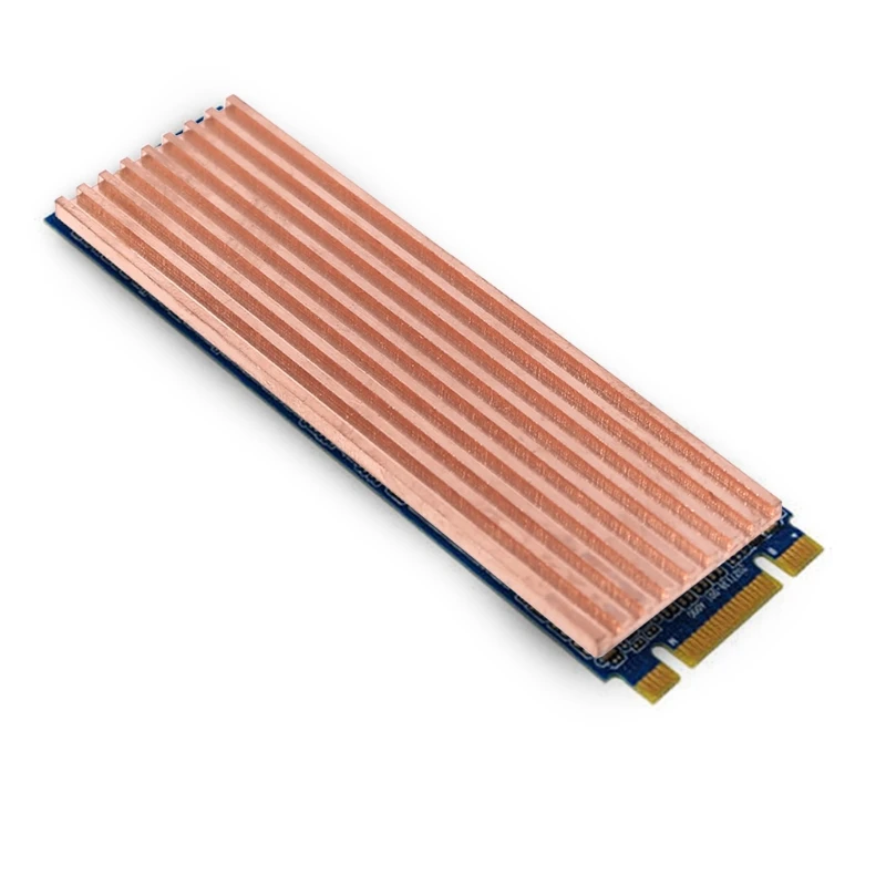 غرفة تبريد نحاسية نقية لـ M.2 ive ci-cie NVME SSD ، حوض حراري لاصق ، موصل حراري ، 2 ، 3 ، 4