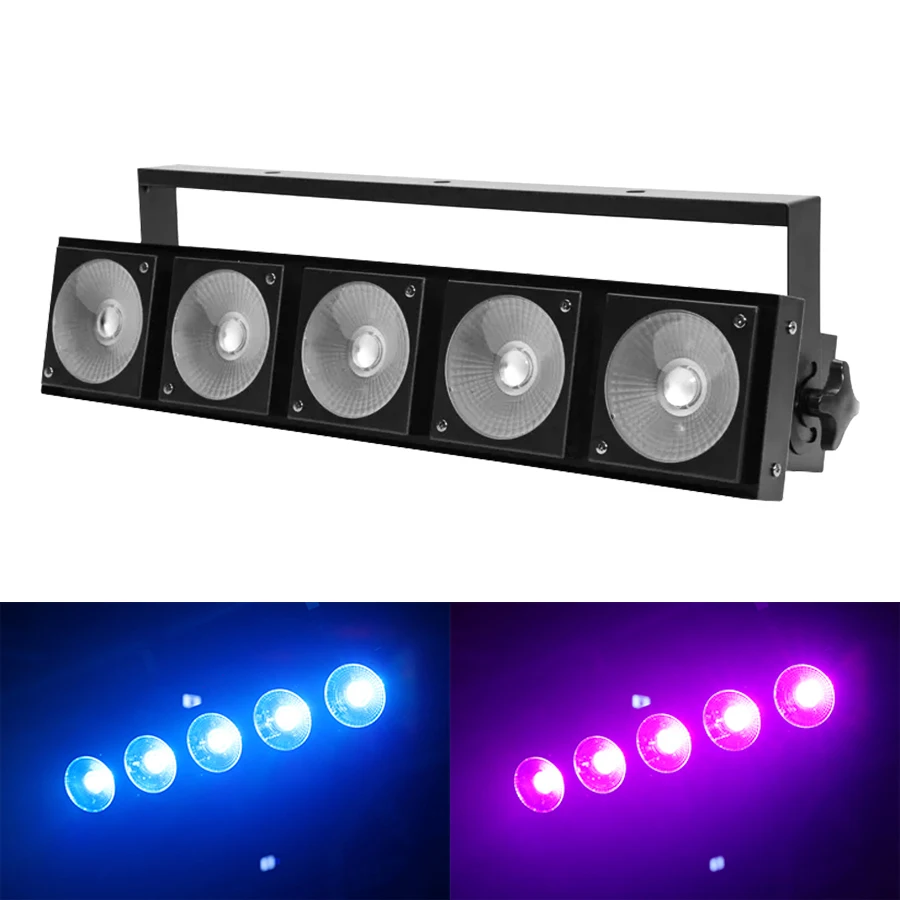 Led 5x30w RGBW Table Lamp 5-Head Matrix Horse Racing Effect DJ Bar Club Music Party DMX Control