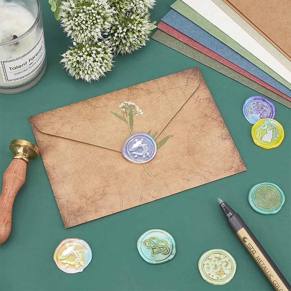 Fox Dog Cat Horse Owl Animals Pattern Seal Wax Stamps Head For Scrapbooking Envelope Invitation Gift Wrapping Crafts Decoration