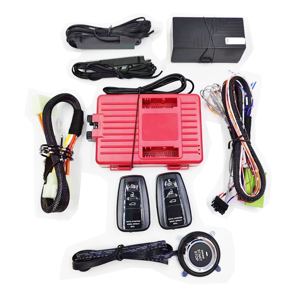 

For Toyota FJ Cruiser Tundra Sequoia Facelift Engine Push Start Stop System Remote Starter Keyless Entry Plug Play CANBUS Type