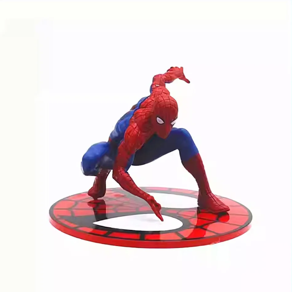 Figura de superhéroe SpiderMan Ironman Capitán América Hulk máquina de guerra modelo de figura de acción juguetes para niños regalo de Navidad