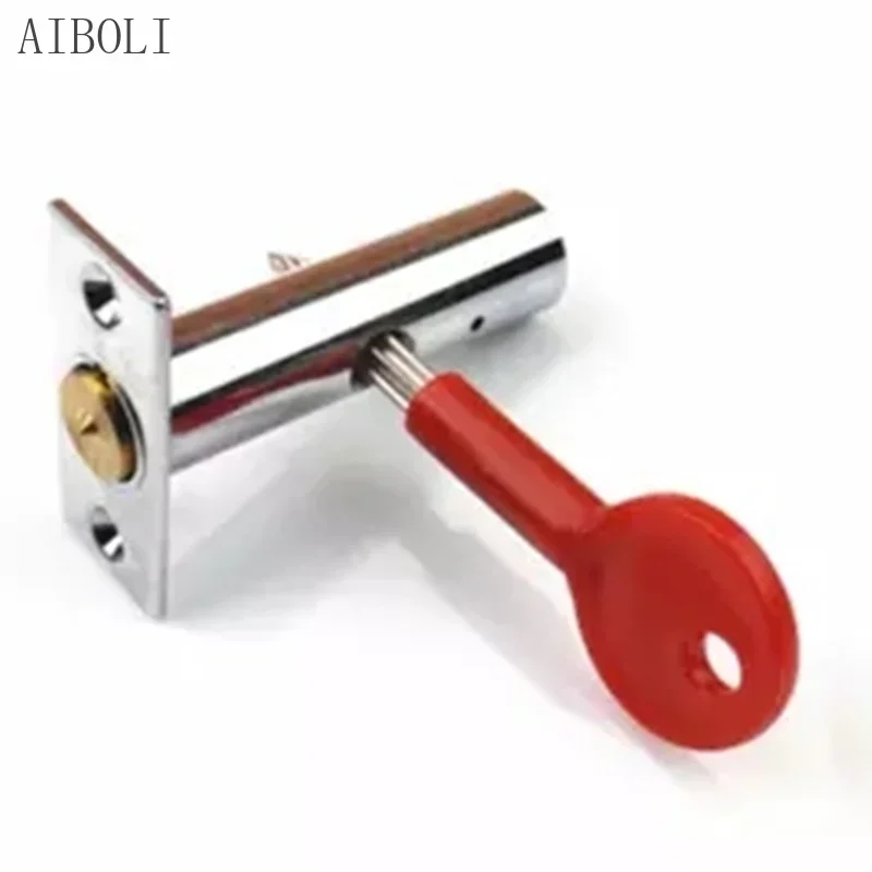 Invisible Stainless Steel Mortise Door Lock Fire Escape Aisle Furniture Hardware Accessory Pipe Lock