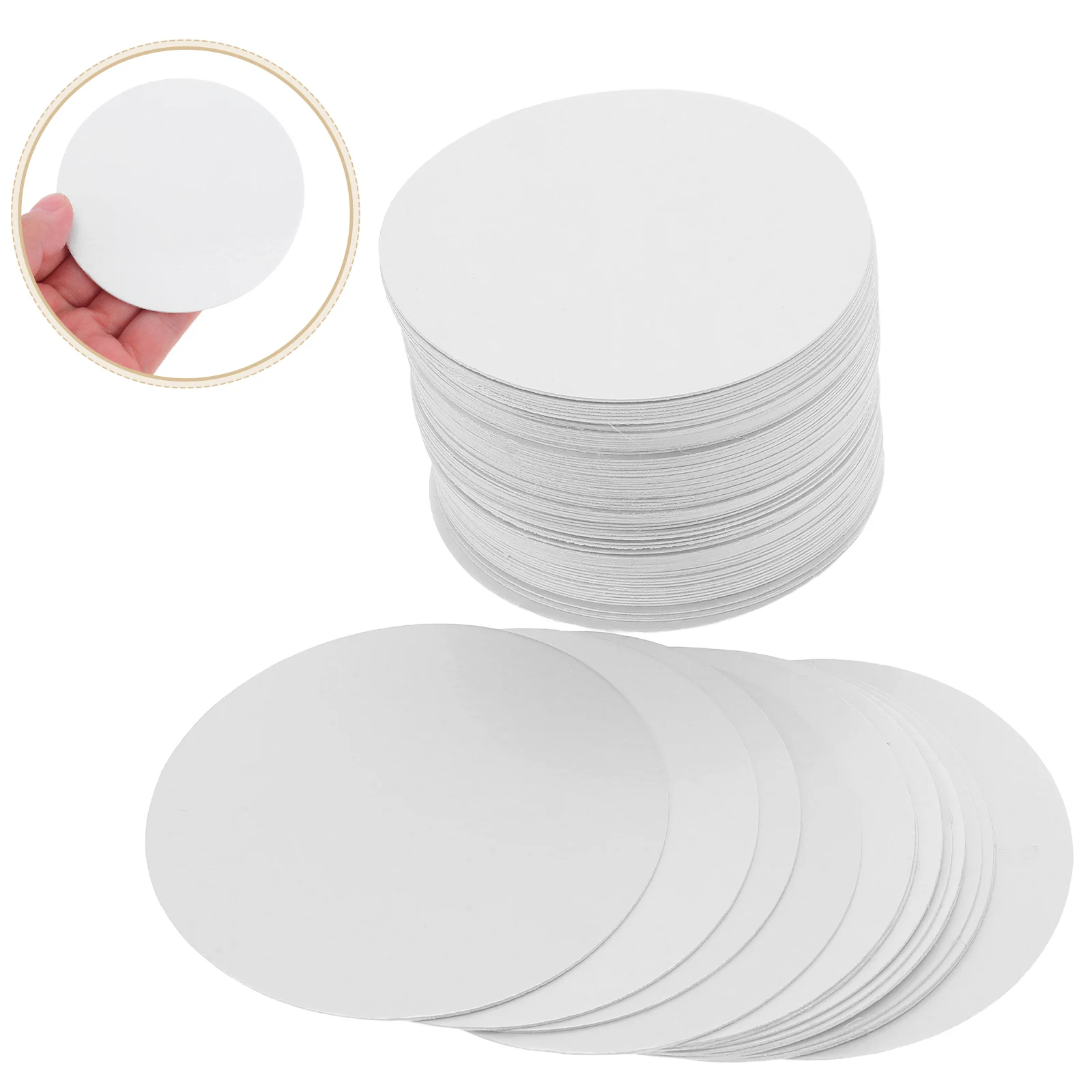 

200pcs Aluminum Foil Cap Liner Resistant Tamper Induction Heat Sealer Sealing Gaskets For Pet Plastic Bottle Jar Lid 82Mm Silver