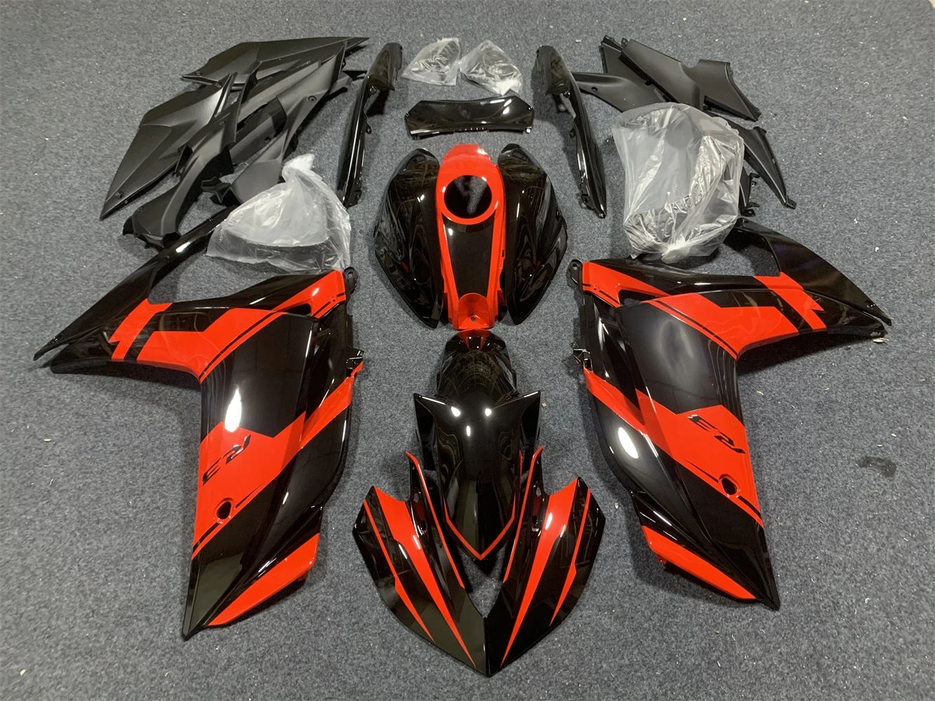 Motorcycle Fairing Kit for Yamaha R3 15-18 Years R25 2015 2016 2017 2018 Fairing Candy red