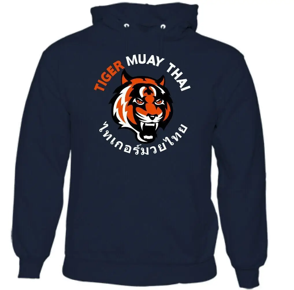 TIGER MUAY THAI HOODIE Martial Arts Phuket Thailand Training Top Gym