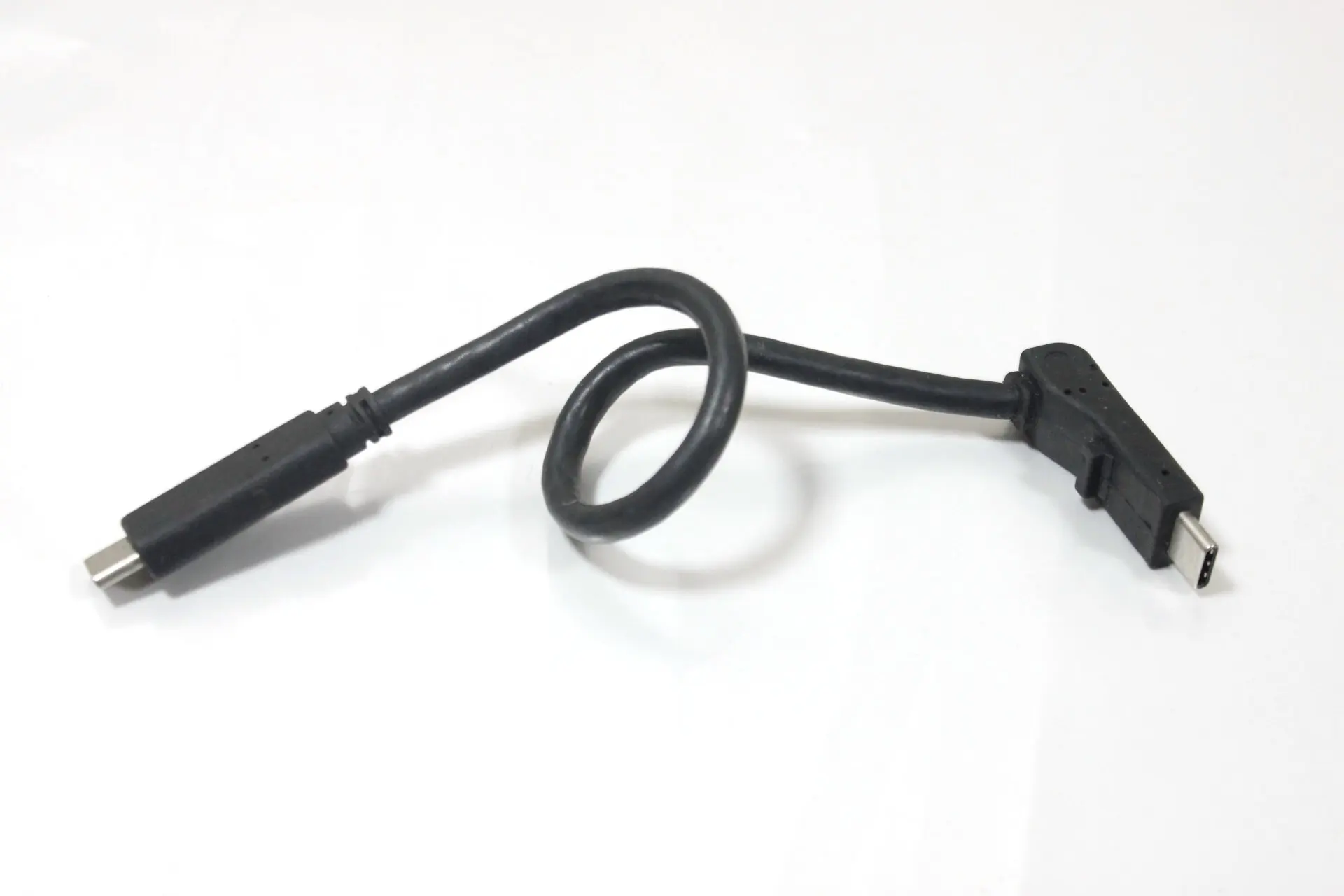 20CM USB-C 3.2 Gen2 20V 5A Coil Cable For HP M03315-001 Male to Male Cable