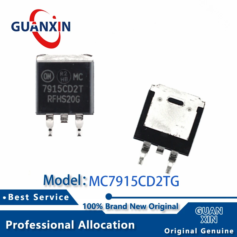 100% nuevo MC7915CD2TG MC7915CD2TR4G D2PAK-3 marcado MC7915CD2T MC7915