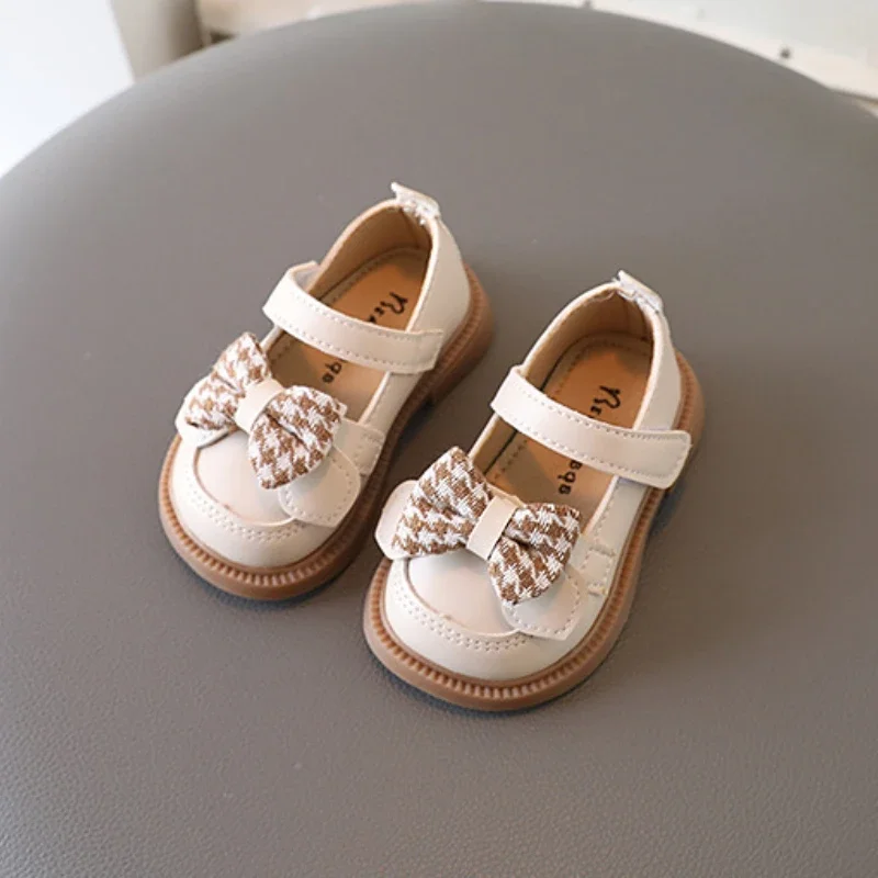 Elegante Baby Schuhe Frühling Herbst Mädchen Prinzessin Wanderschuhe Mode Vielseitige kinder Leder Schuhe Kinder Wohnungen Atmungsaktiv